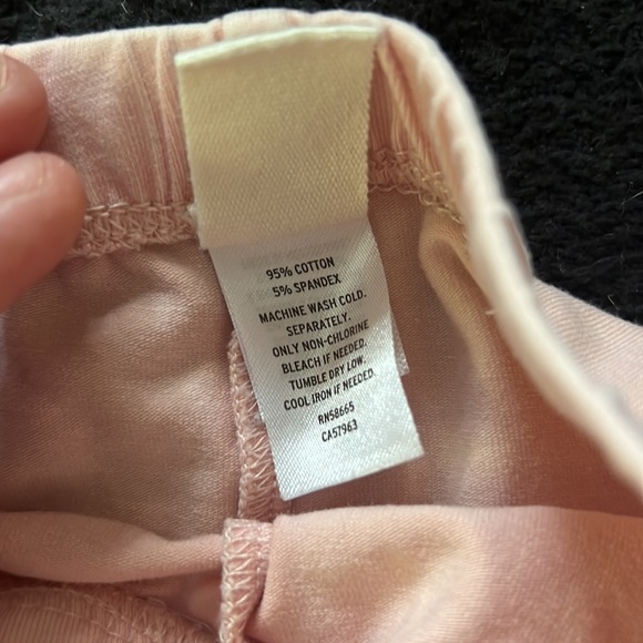 Blush Pink moto leggings - Picture 3 of 5